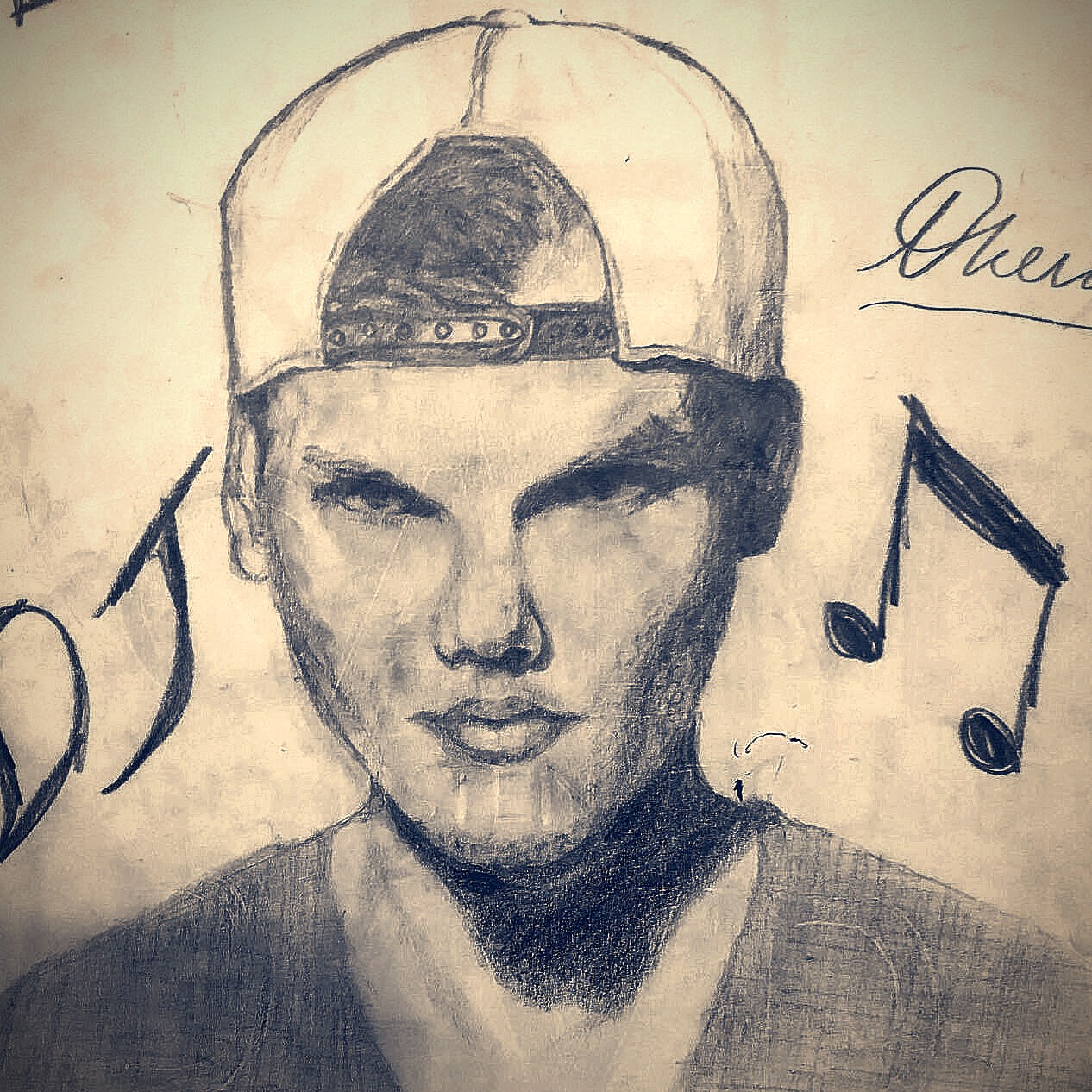 My Avicii drawing